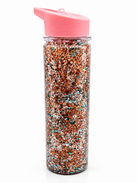 18oz Snow Globe Water Bottle