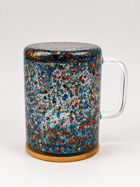 15oz Glass Coffee Cup