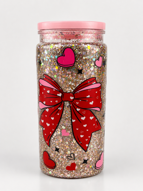 20oz Acrylic Snow Globe Tumbler