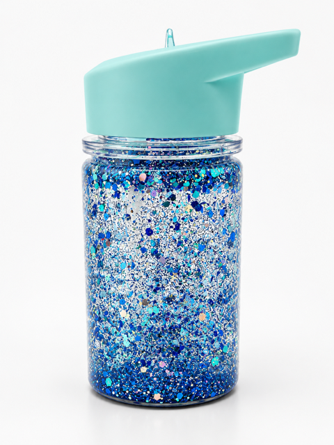 10oz Water Bottle Snow Globe