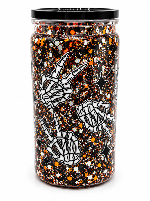 16oz Acrylic Snow Globe Tumbler